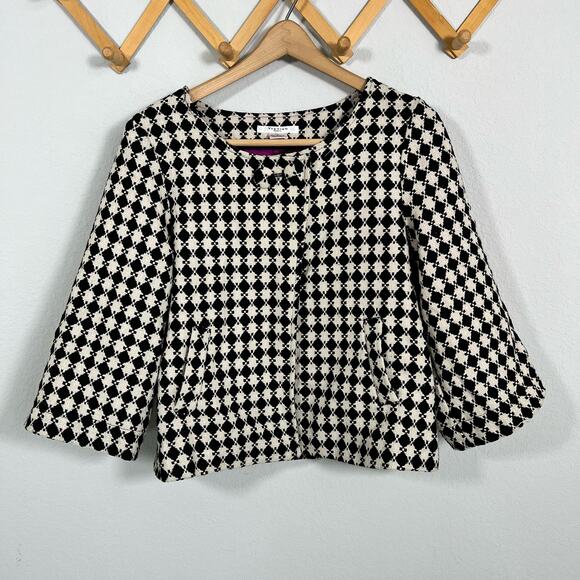 Vintage Vertigo Diamond Check Pattern Blazer - Picture 4 of 8